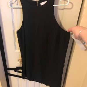 NWT 14th & Union Size Small Black Tank Blouse